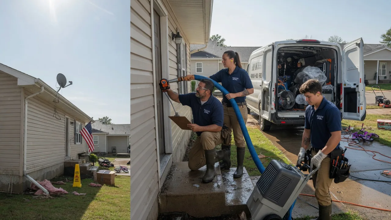 Ceiling Water Damage Restoration in Mexico, PA near me